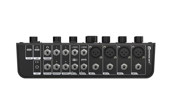 Relacart MIXX8.6 8-csatornás digitális keverő, USB, beépített effektek