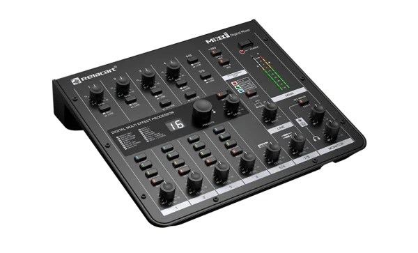 Relacart MIXX8.6 8-csatornás digitális keverő, USB, beépített effektek