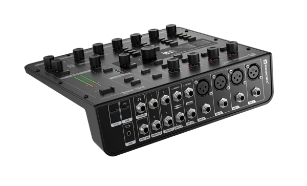 Relacart MIXX8.6 8-csatornás digitális keverő, USB, beépített effektek