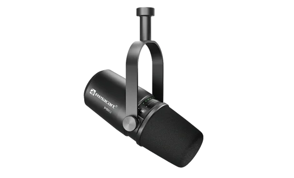 Relacart PM2 kardoid kondenzátor dinamikus podcast mikrofon, XLR/USB-C