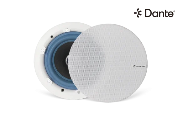 Relacart RDA-10 Aktív Dante kompatibilis mennyezeti hangsugárzó, 10W/PoE