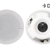 Relacart RDA-10 Aktív Dante kompatibilis mennyezeti hangsugárzó, 10W/PoE