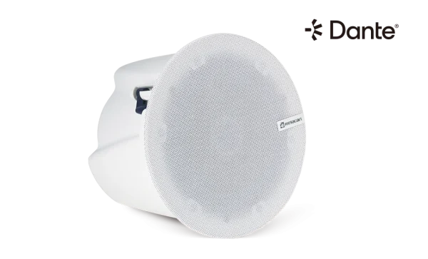 Relacart RDA-10 Aktív Dante kompatibilis mennyezeti hangsugárzó, 10W/PoE