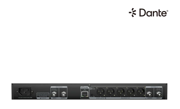 Relacart UR-2Q 4-csatornás vezeték nélküli mikrofon rendszer vevőegység, Dante, 130MHz