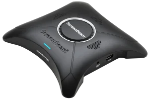 ScreenBeam SBWD960A vezeték nélküli, vállalati felhasználásra szánt tartalommegosztó rendszer.
