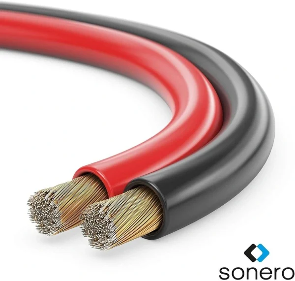 Sonero S-SC2250RB-100, 2.5mm2 hangszórókábel, 100m