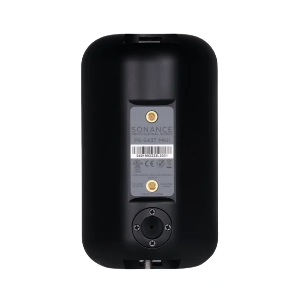 Sonance PS-S43T MKII WHITE, 4" 100V/30W, 15W, Falra szerelhető mélysugárzó, fehér