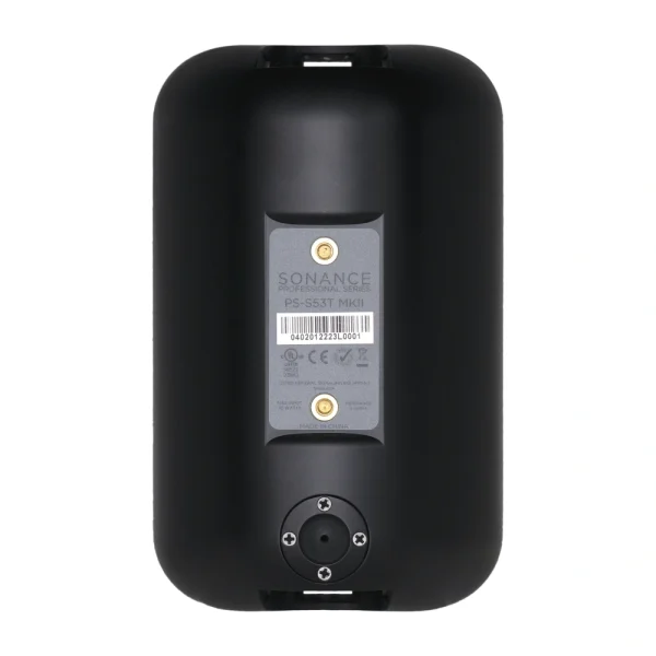 Sonance PS-S53T MKII BLACK, 5.25" 100V/30W, 15W, Falra szerelhető mélysugárzó, fekete