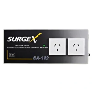SurgeX AM-SA-102 - Advanced Series - Túlfeszültségvédelem, EMI/RFI szűrés, 2x AS3112 aljzat