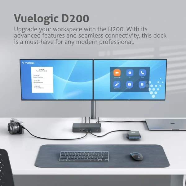 VueLogic VL-D200 14-az-1-ben USB-C dokkoló állomás