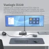 VueLogic VL-D220 15-az-1-ben USB-C dokkoló állomás