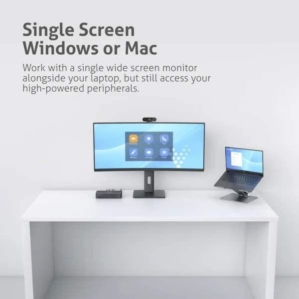 VueLogic VL-D220 15-az-1-ben USB-C dokkoló állomás