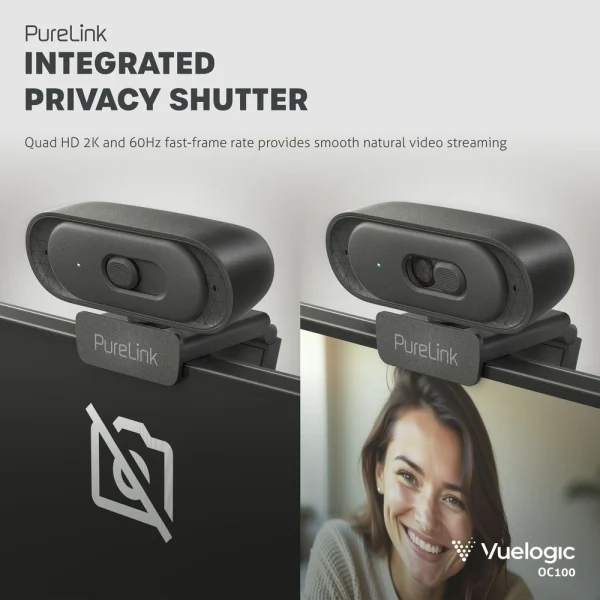 VueLogic VL-OC100, 2K USB HD Webkamera