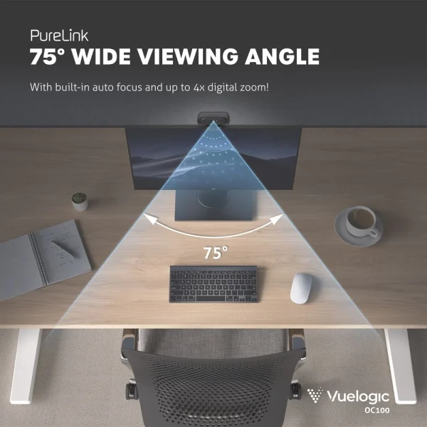 VueLogic VL-OC100, 2K USB HD Webkamera