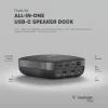 VueLogic VL-SD200, 10-az-1-ben asztali Speakerdock, 5W hangszóró, USB-C 3.2 Gen2 bemenet, Gigabit Ethernet.