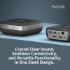 VueLogic VL-SD200, 10-az-1-ben asztali Speakerdock, 5W hangszóró, USB-C 3.2 Gen2 bemenet, Gigabit Ethernet.