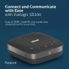 VueLogic VL-SD200, 10-az-1-ben asztali Speakerdock, 5W hangszóró, USB-C 3.2 Gen2 bemenet, Gigabit Ethernet.